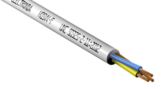 25m CABLE MANGUERA REDONDA 2x1,5 BLANCO