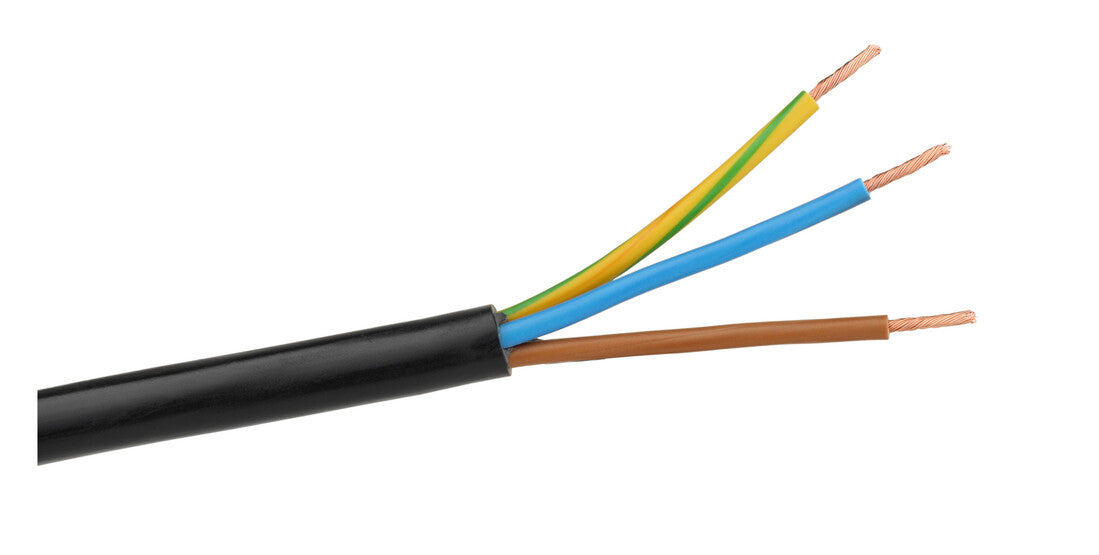 25m CABLE MANGUERA ACRILICA 3x1,5 NEGRO
