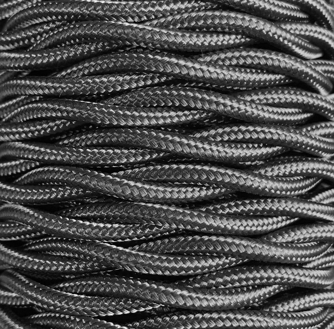 CABEXT2R14 5m CABLE TEXTIL TRENZADO GRAFITO