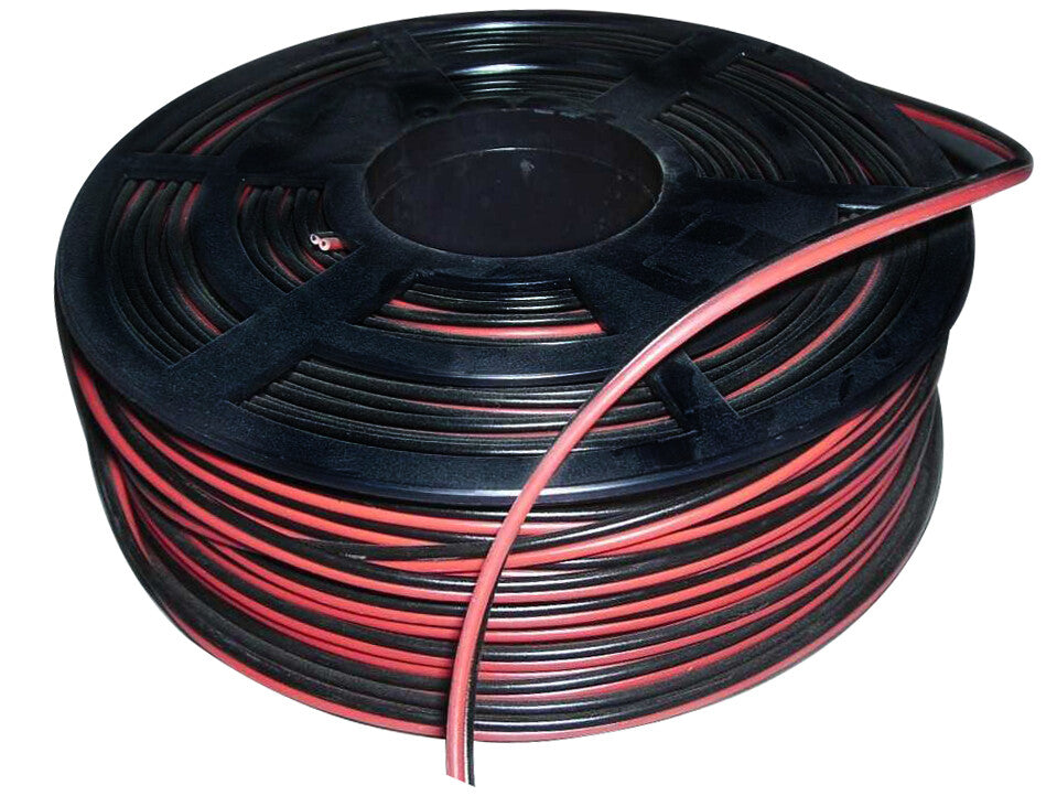 100m CARRETE CABLE PARALELO AUDIO BICOLOR 2x1mm | Suministros Figmar