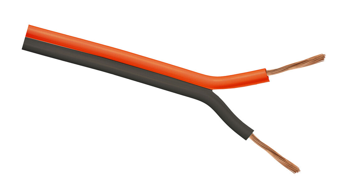 100m CABLE PARALELO AUDIO BICOLOR 2x1 LAZSA | Suministros Figmar
