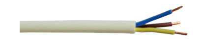 250m CARRETE DE MANGUERA BLANCO 3x1,5mm