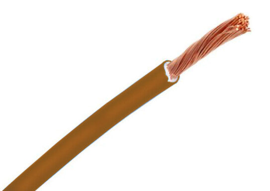 R100 4mm² | Equivalente AWG 12 (EE.UU.) MARRON LIBRE HALOGENOS