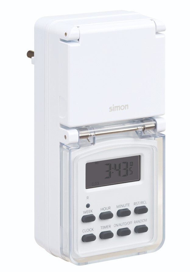 AF711201 PROGRAMADOR DIGITAL SEMANAL CON TAPA IP44 SIMON