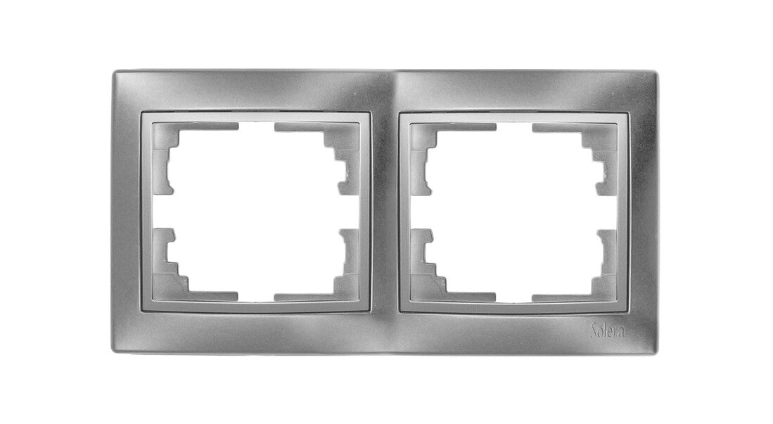 ERP72AU MARCO DE 2 ELEMENTOS PLATA SERIE EUROPA SOLERA