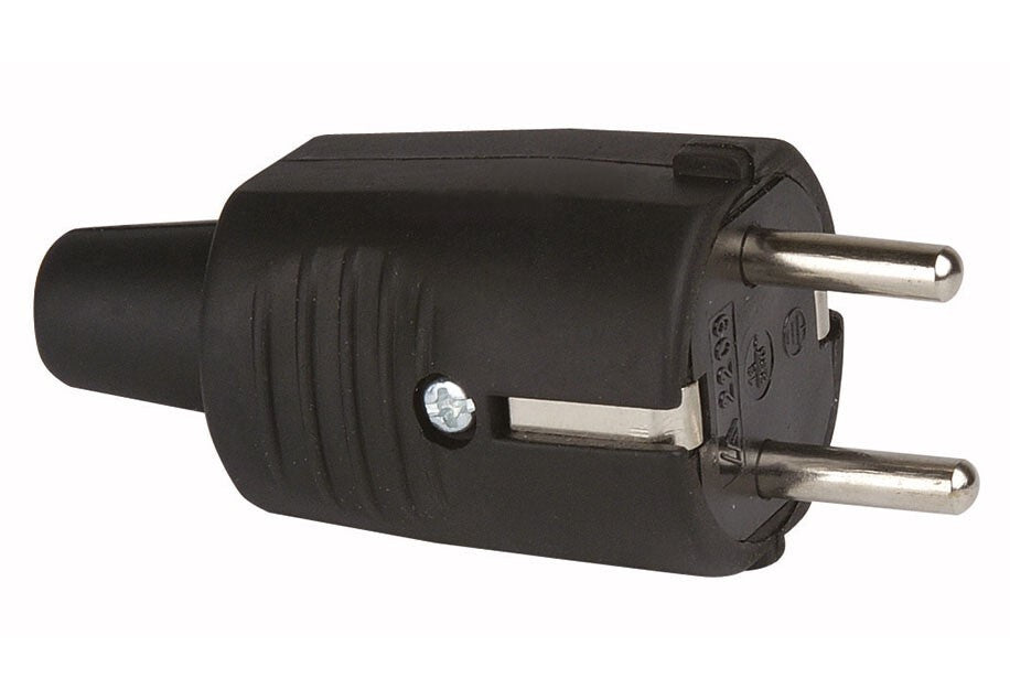 CL507415 CLAVIJA AEREA GOMA TT NEGRA 16A 230V SIMON | Suministros Figmar
