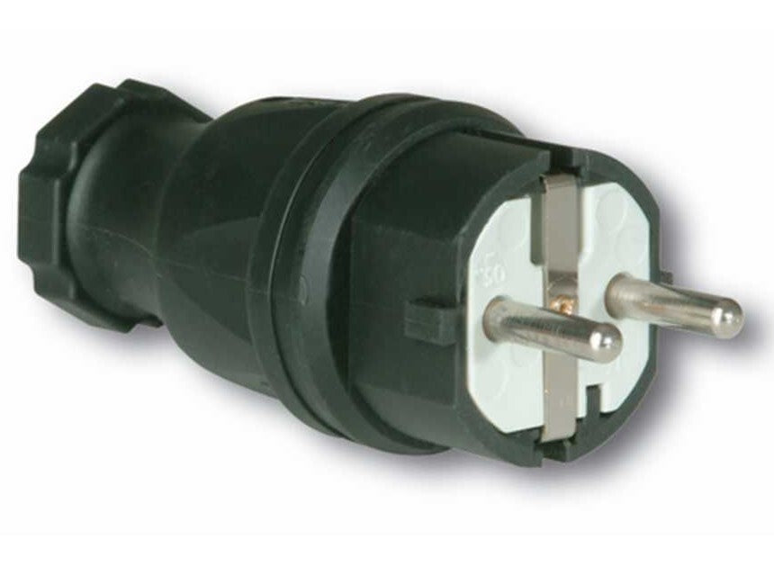 CL122201 CLAVIJA AEREA GOMA TT NEGRA IP44 16A 230V SIMON