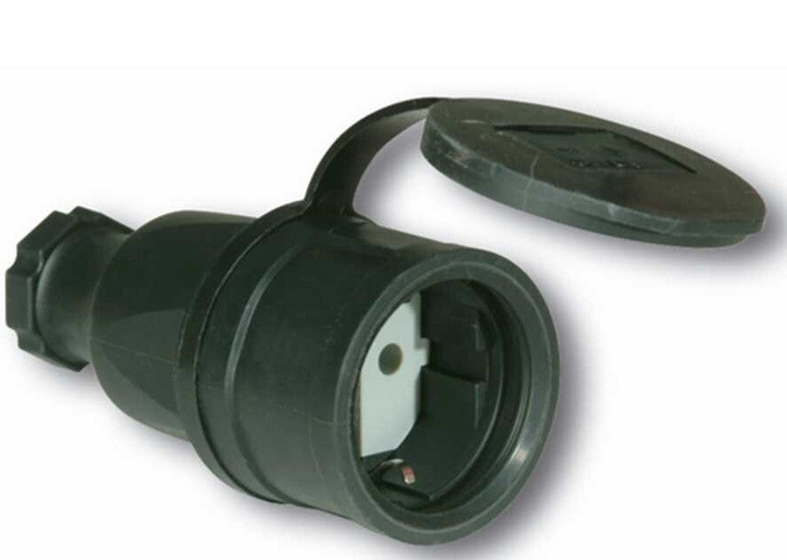CL121201 BASE AEREA GOMA NEGRA IP44 16A 250V SIMON