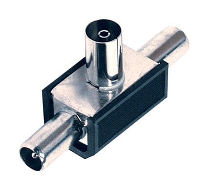 2600908 CONECTOR ADAPTA TV TRIPLE 2 MACHOS/HEMBRA GSC