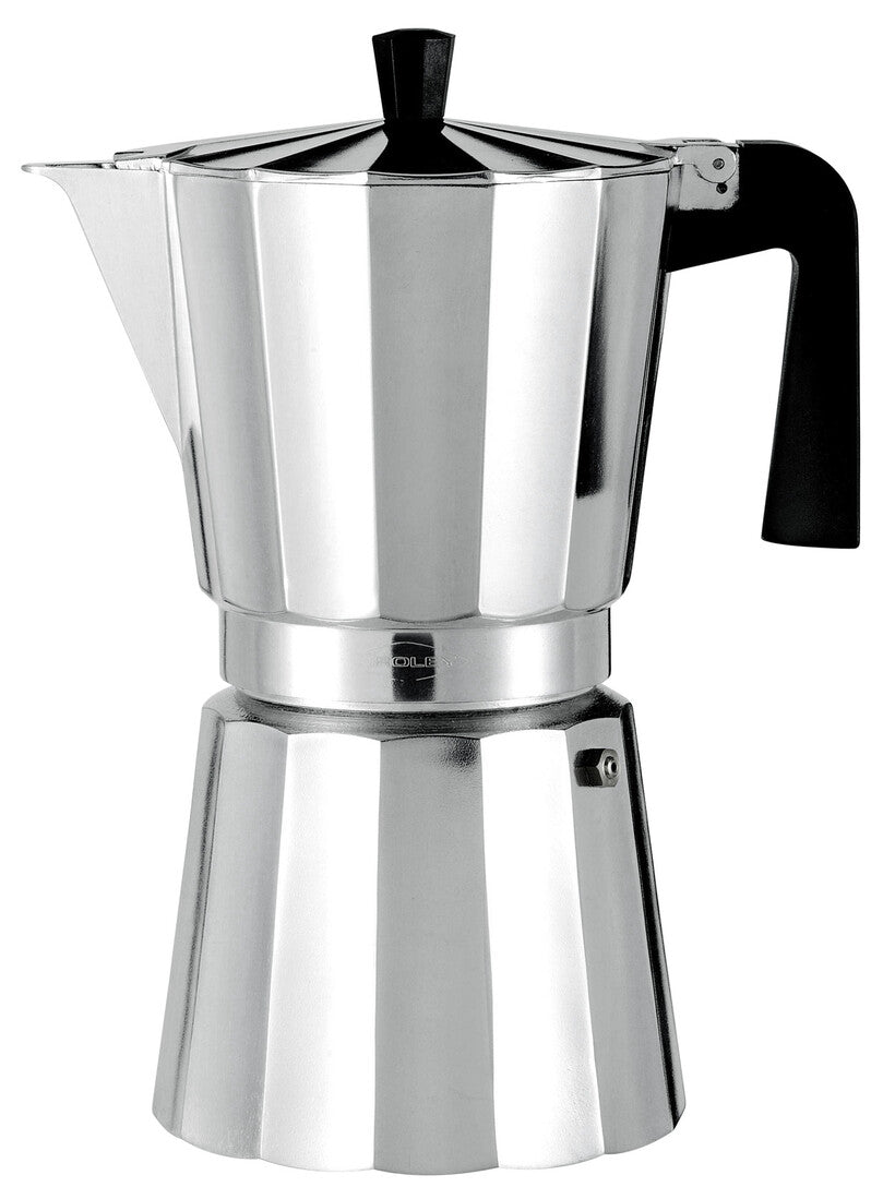 215010500 CAFETERA ALUMI NEW VITRO 12 TAZA OROLEY