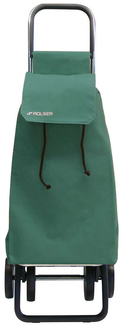 SAQ056 CARRO COMPRA SAQUET LN 4 RUEDAS VERDE