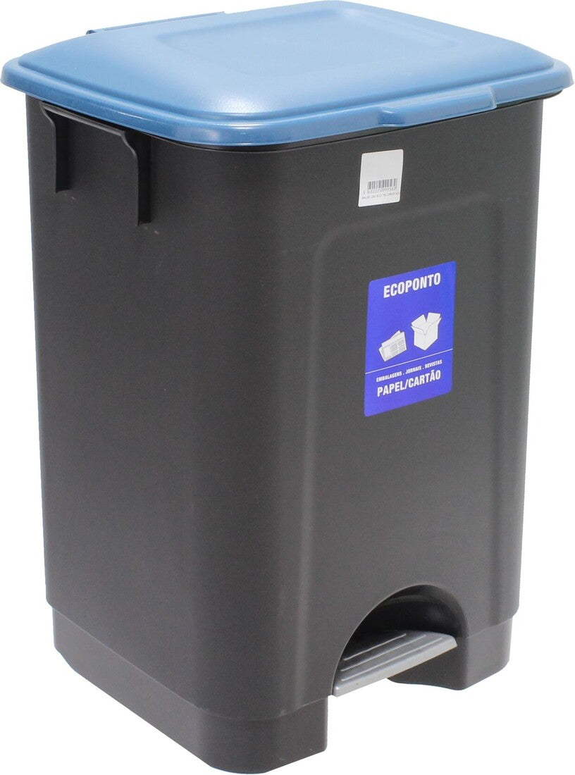 06031 ECO-LEI WASTE BIN WITH PEDAL 35L BLUE