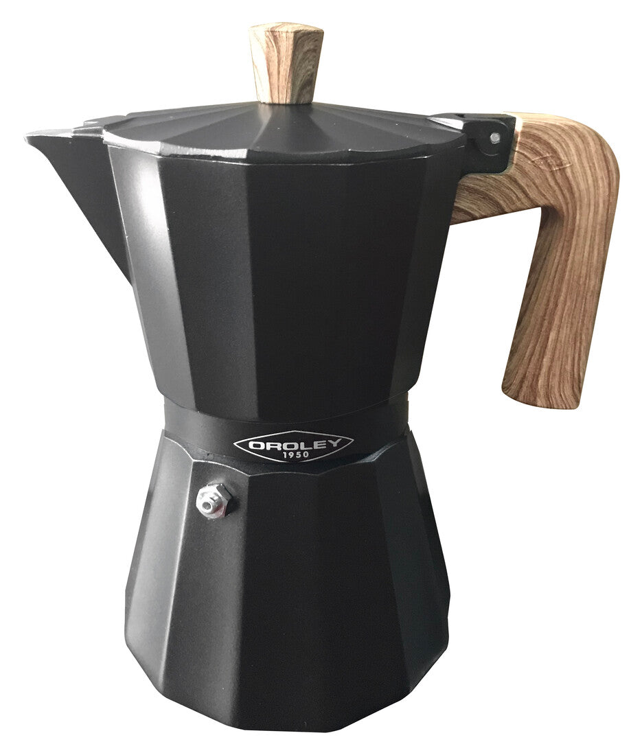 215020550 CAFETERA ALUMINIO NEW DAKAR NATURE 12 TAZAS OROLEY | Suministros Figmar