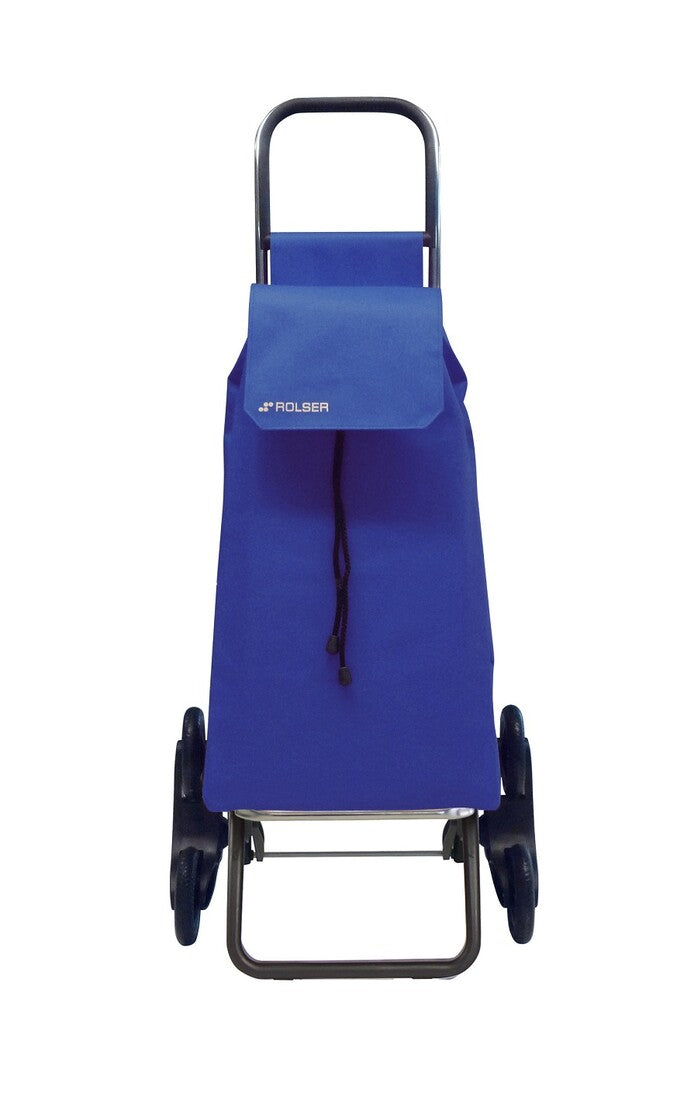 SAQ057 SAQUET LN 6 WHEELS STAIR CLIMBING SHOPPING CART BLUE