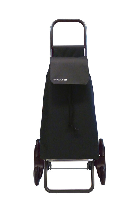 SAQ057 CARRO COMPRA SAQUET LN 6 RUEDAS SUBE ESCALERAS NEGRO