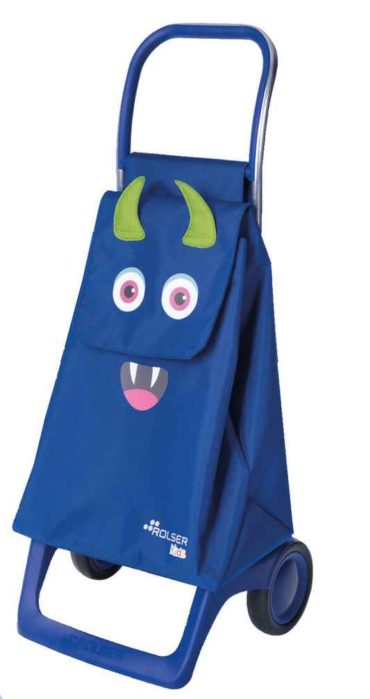 KID001 CARRO INFANTIL MONSTER KID MF 2 RUEDAS AZUL