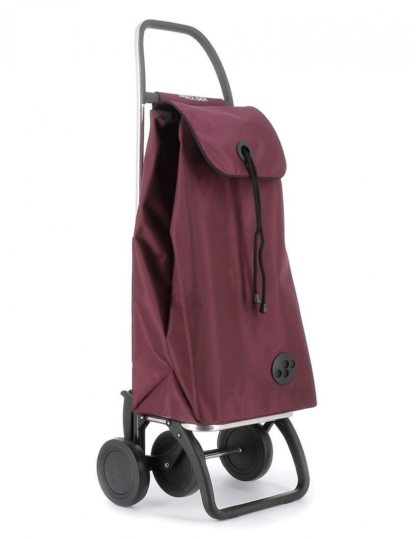 IMX302 CARRO COMPRA I-MAX MF 4 RUEDAS BURDEOS ROLSER