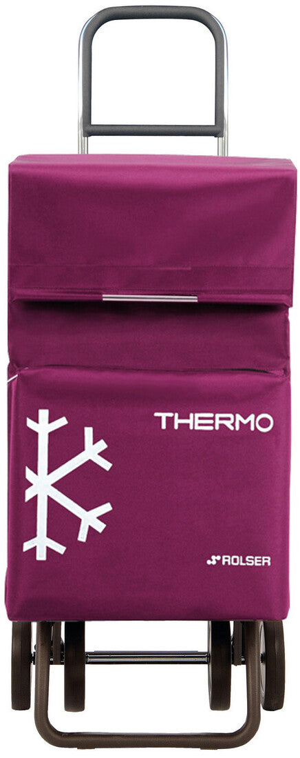 TER060 CARRO COMPRA TERMO FRESH MF 4 RUEDAS BURDEOS ROLSER