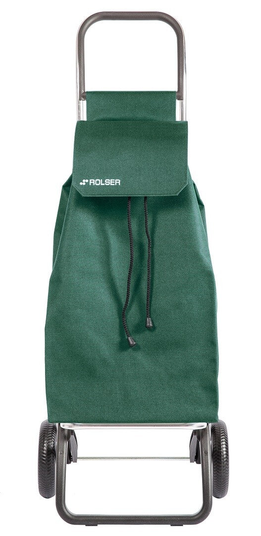 SAQ055 CARRO COMPRA SAQUET LN 2 RUEDAS VERDE ROLSER