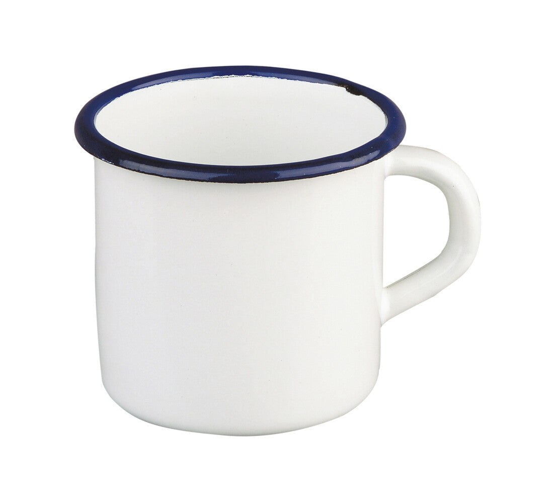 903008 ENAMELLED POT 8cm WHITE IBILI