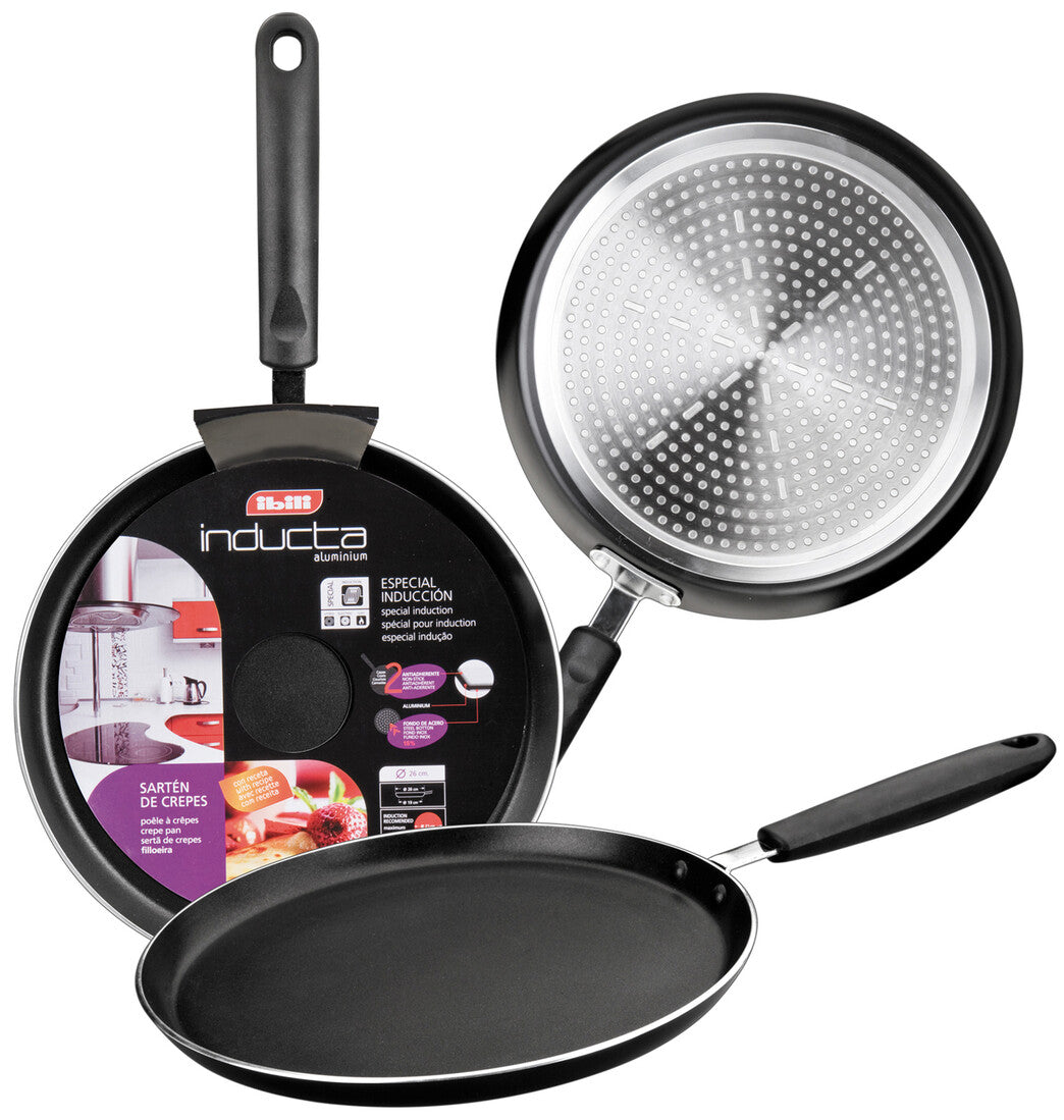 411328 CREPERA P/INDUCCION INUCTA ø28cm IBILI