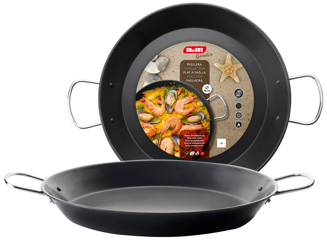 501046 PAELLERA GANDIA ACERO Ø46cm IBILI