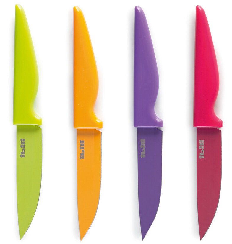 797500 CUCHILLO MULTIUSOS C/FUNDA COLORES 20cm IBI