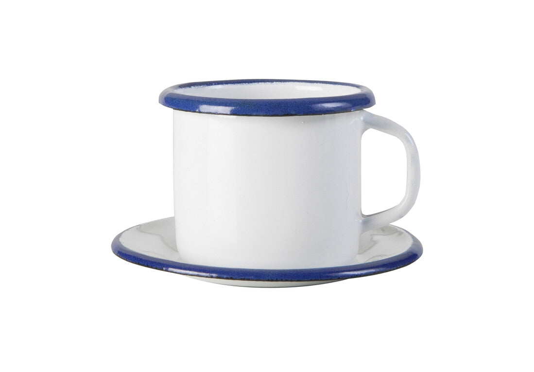 903000 TAZA Y PLATILLO ESMALTADO ø5cm 75ml IBILI