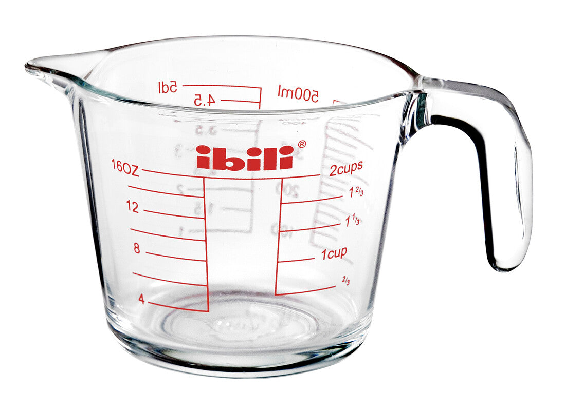 481105 GLASS MEASURING JUG 500ml IBILI