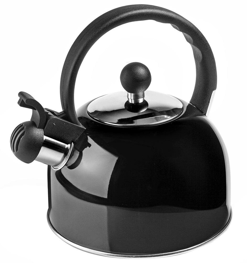 610425N BLACK STAINLESS STEEL WHISTLING KETTLE IBILI