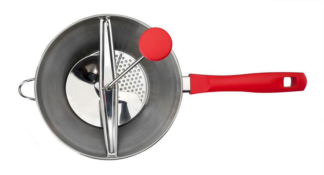 742420 PRENSAPURES LUXE CON 3 DISCOS 20cm IBILI