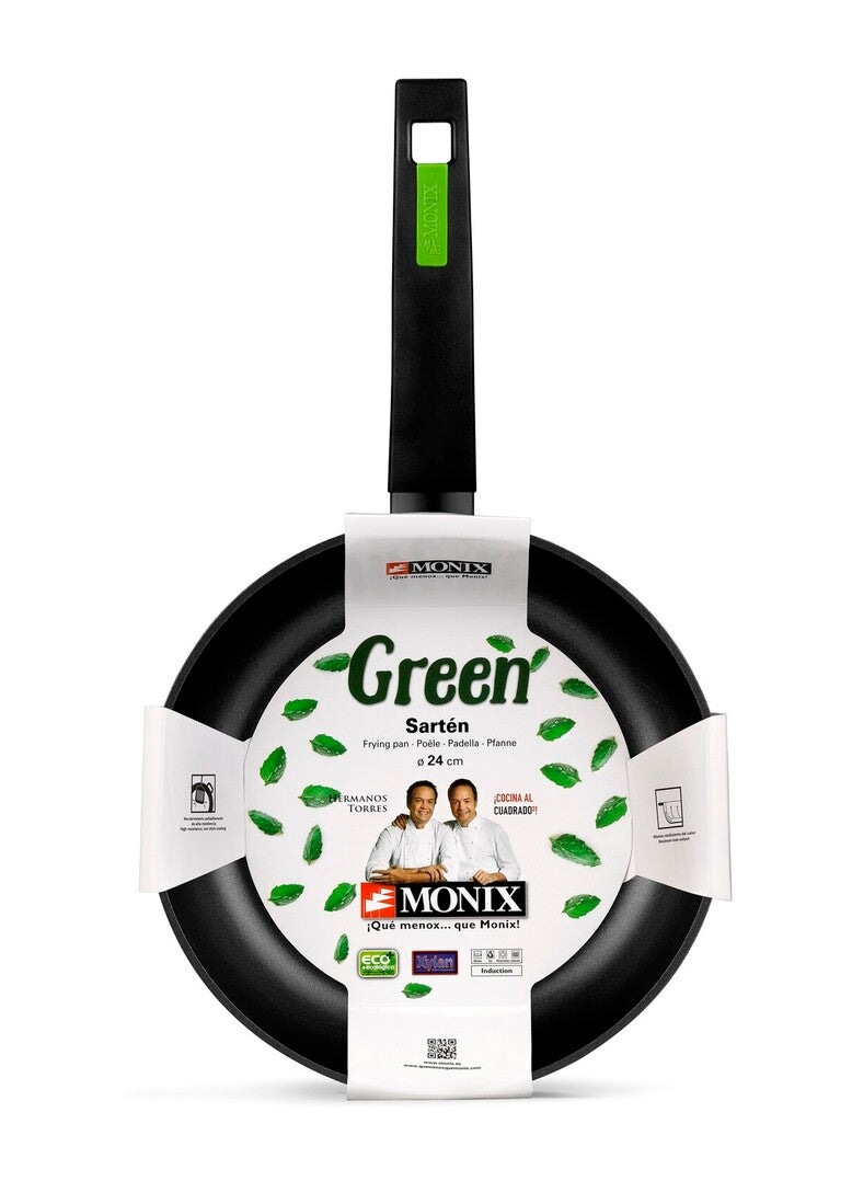 M481228 SARTEN ALUMINIO FORJADO GREEN ø28cm MONIX