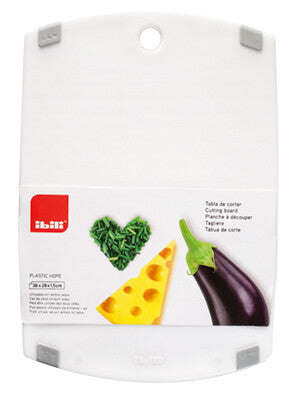 749430 TABLA DE CORTAR BLANCA 30x20x1,5cm IBILI