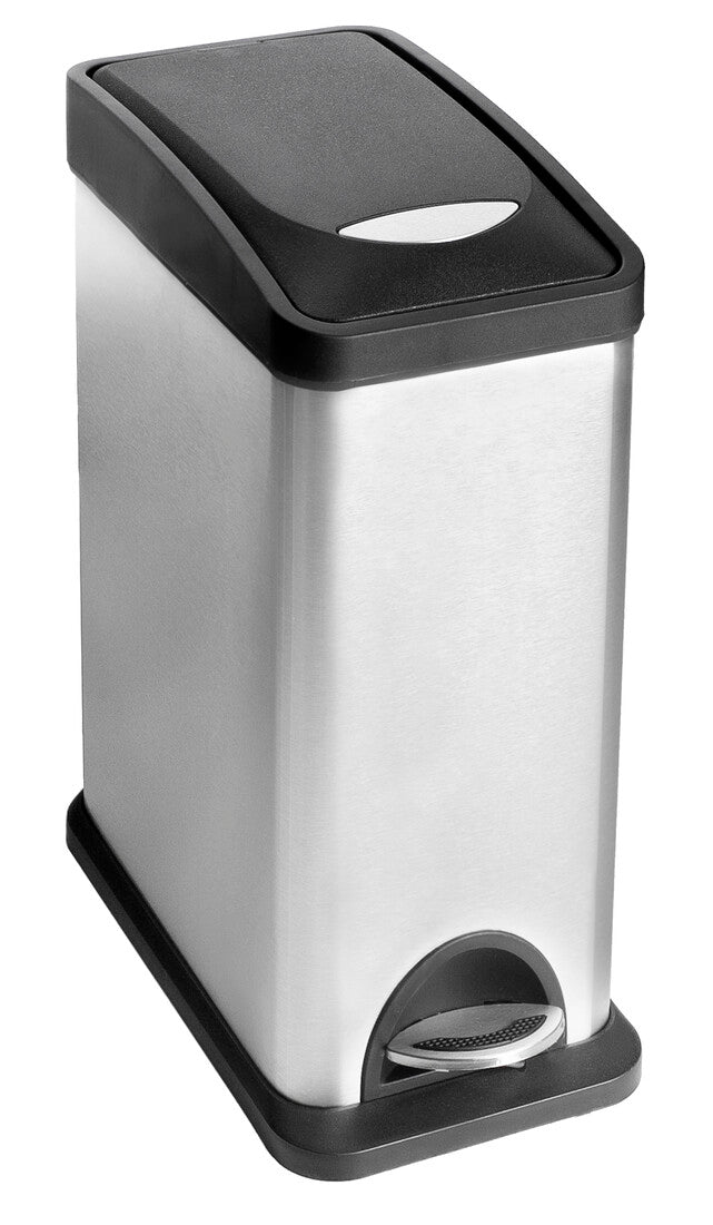 796711 WASTE BIN WITH PEDAL 8L STAINLESS STEEL IBILI