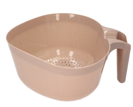401045006 OVAL DRAINER WITH HANDLE ASSORTED COLORS GSC