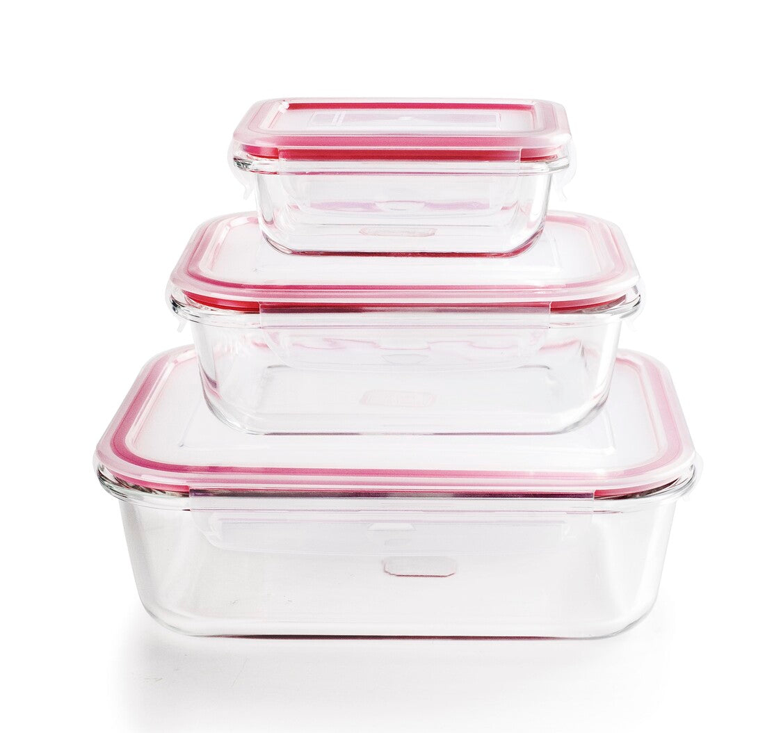 754750 SET 3 TAPER CRISTAL CUADRADO IBILI