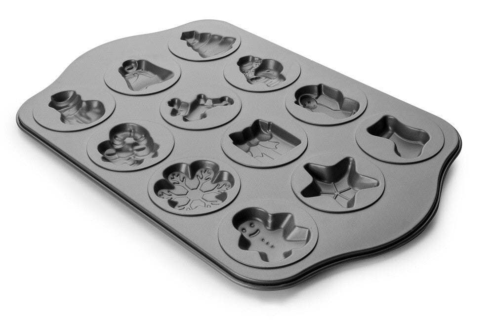828400 MOLDE 12 GALLETAS NAVIDAD IBILI
