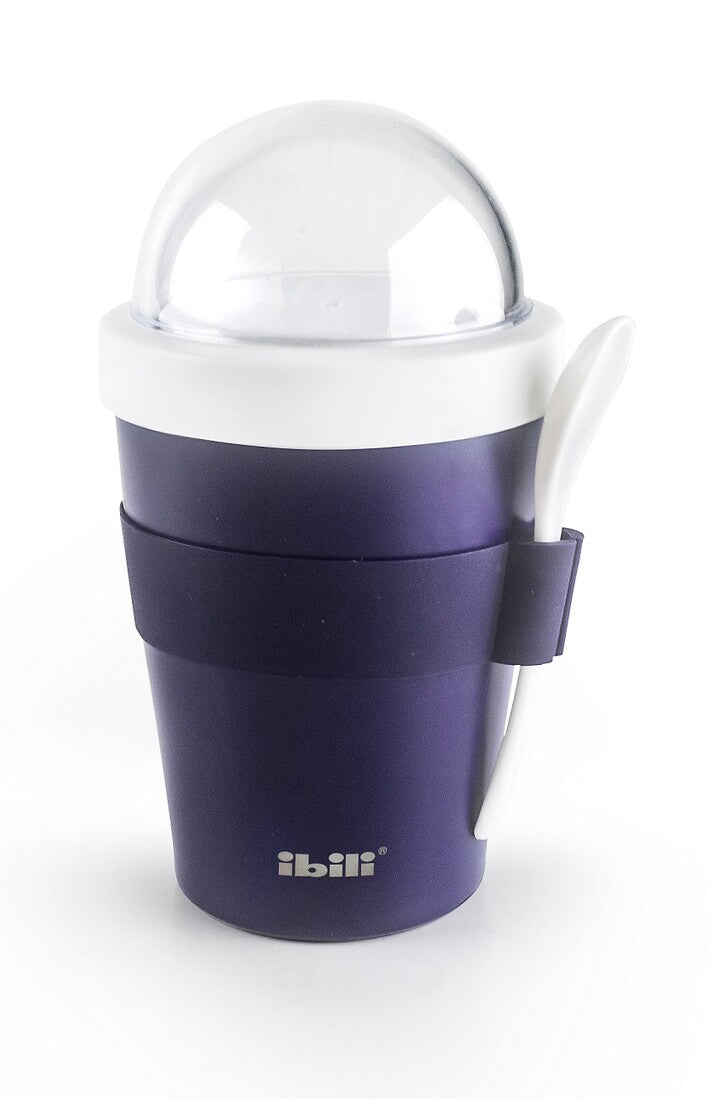 687300 VASO PARED DOBLE P/YOGURES 0,5L IBILI