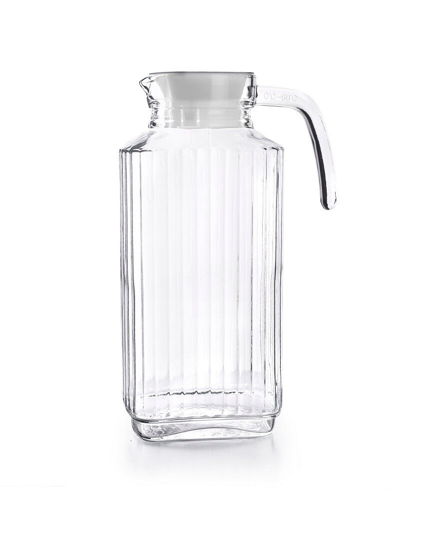 743875 JARRA VIDRIO 1,8L C/TAPA PLASTICA IBILI