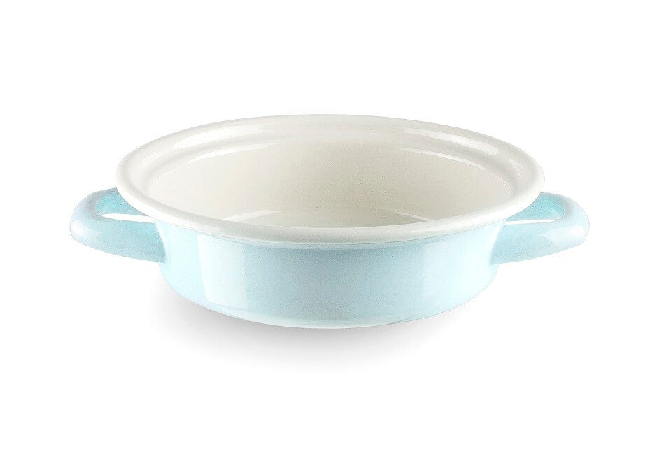 942204 ENAMELLED EGG PLATE 18cm CIEL IBILI