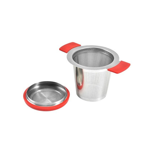 6001 TEA FILTER WITH SILICONE LID 18/19 STAINLESS STEEL VIER