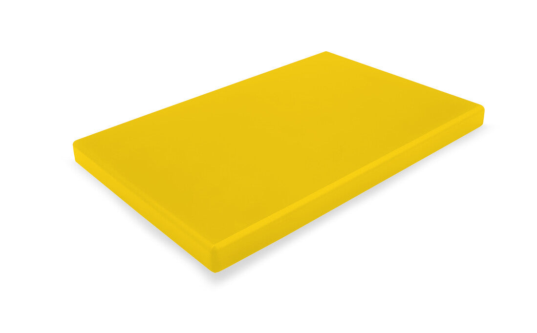 HPE-AM-020400300T TABLA DE CORTE CON TACOS AMARILLA 400x300x20mm DURPLASTICS