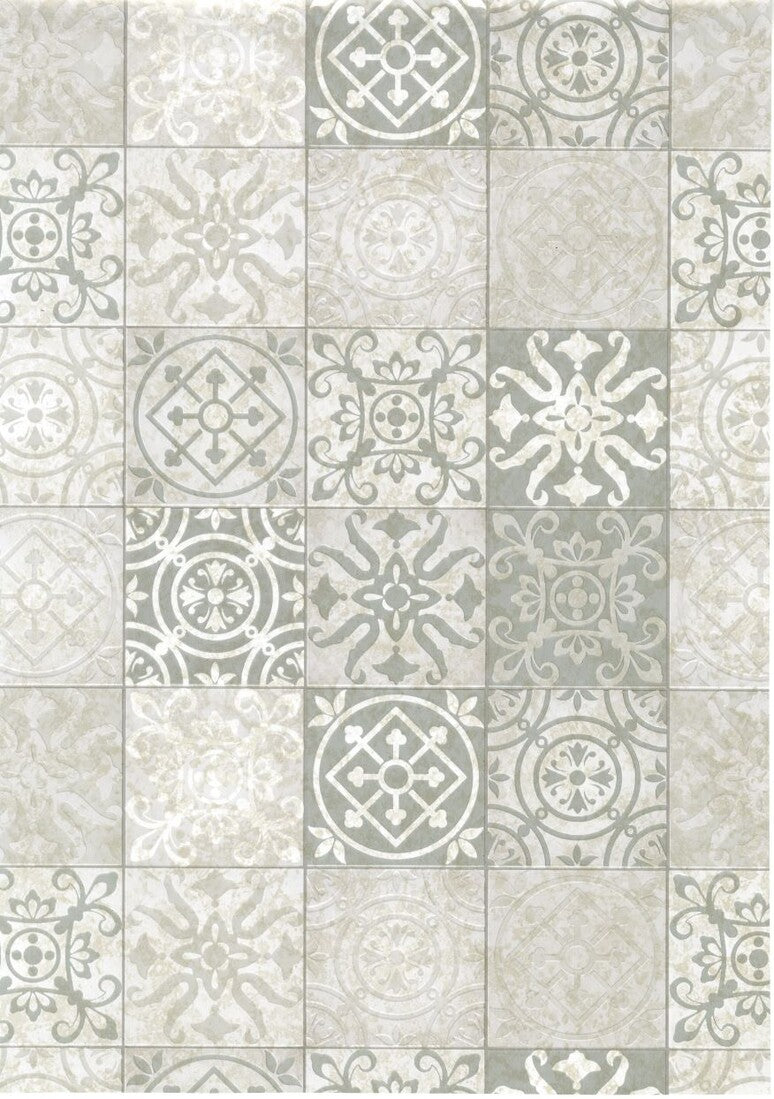 73272 1m ADHESIVE VINYL TILES ANTIQUE 45cm DINTEX