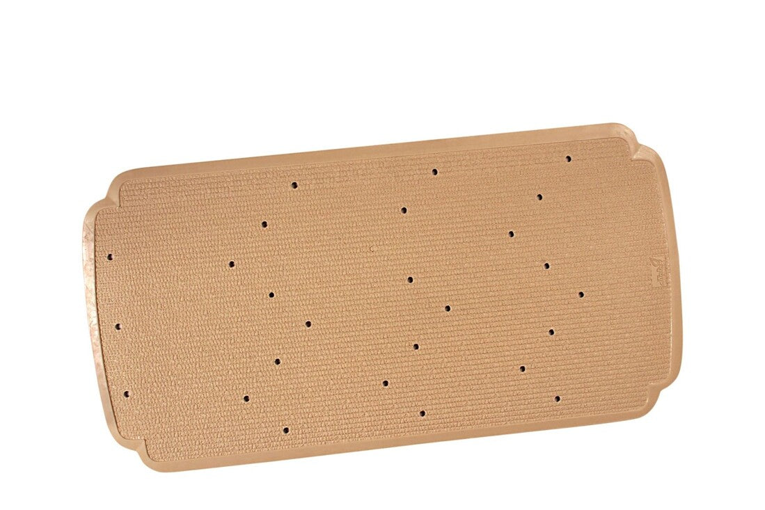 01222 RUBBER BATH MAT 78x36cm BEIGE DINTEX