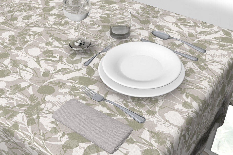 42672 1m MANTEL DE HULE ANTINAMANCHAS MODELO LINUS CHIANTI 140cm DINTEX