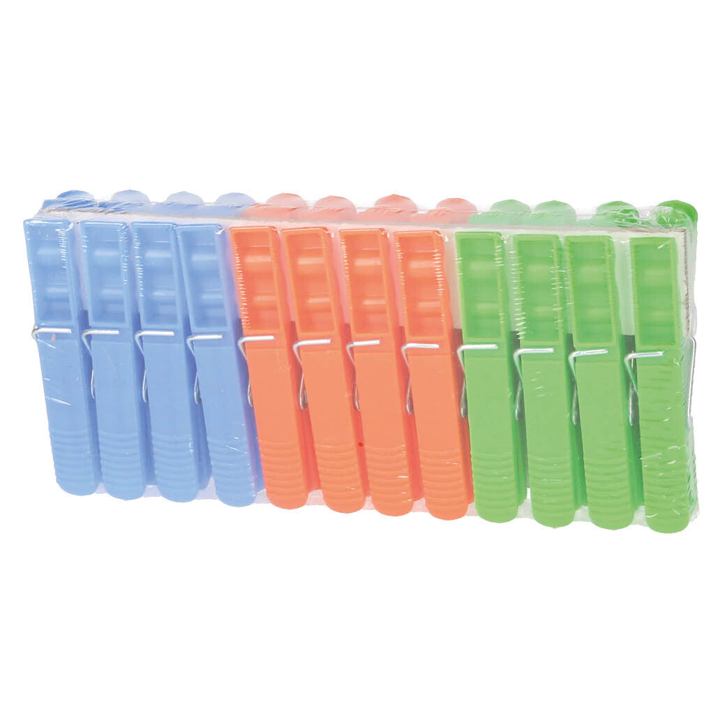 002702548 PLASTIC CLOTHES PEGS 24 units GSC