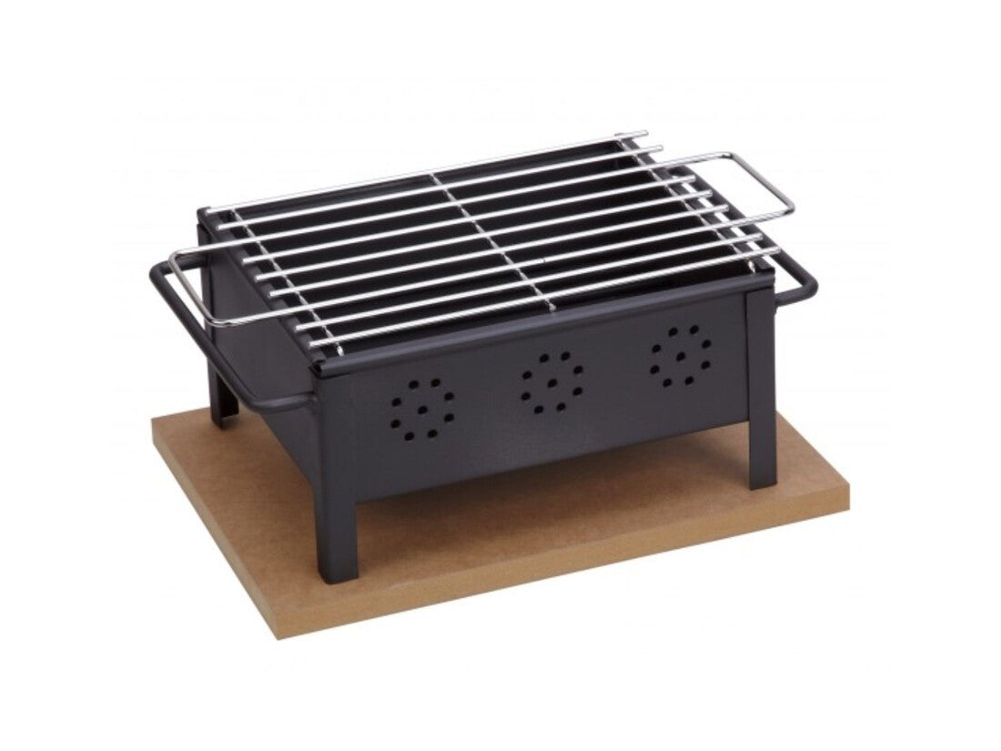 2906 BARBACOA SOBREMESA PARRILLA INOXIDABLE 30x25cm SAUVIC