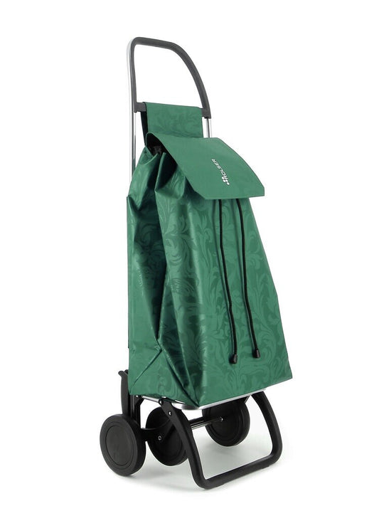 SAQ047 CARRO COMPRA SAQUET GLORIA 4 RUEDAS VERDE ROLSER