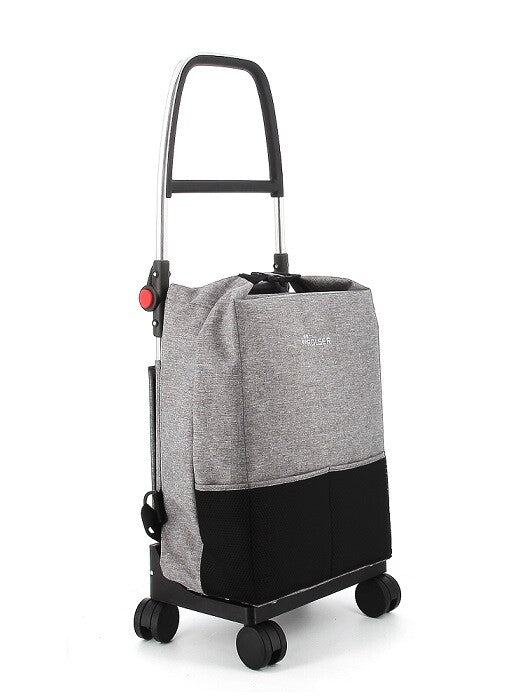 ONE001 CARRO COMPRA T-SHOP TWEED 4 RUEDAS GRIS ROLSER | Suministros Figmar