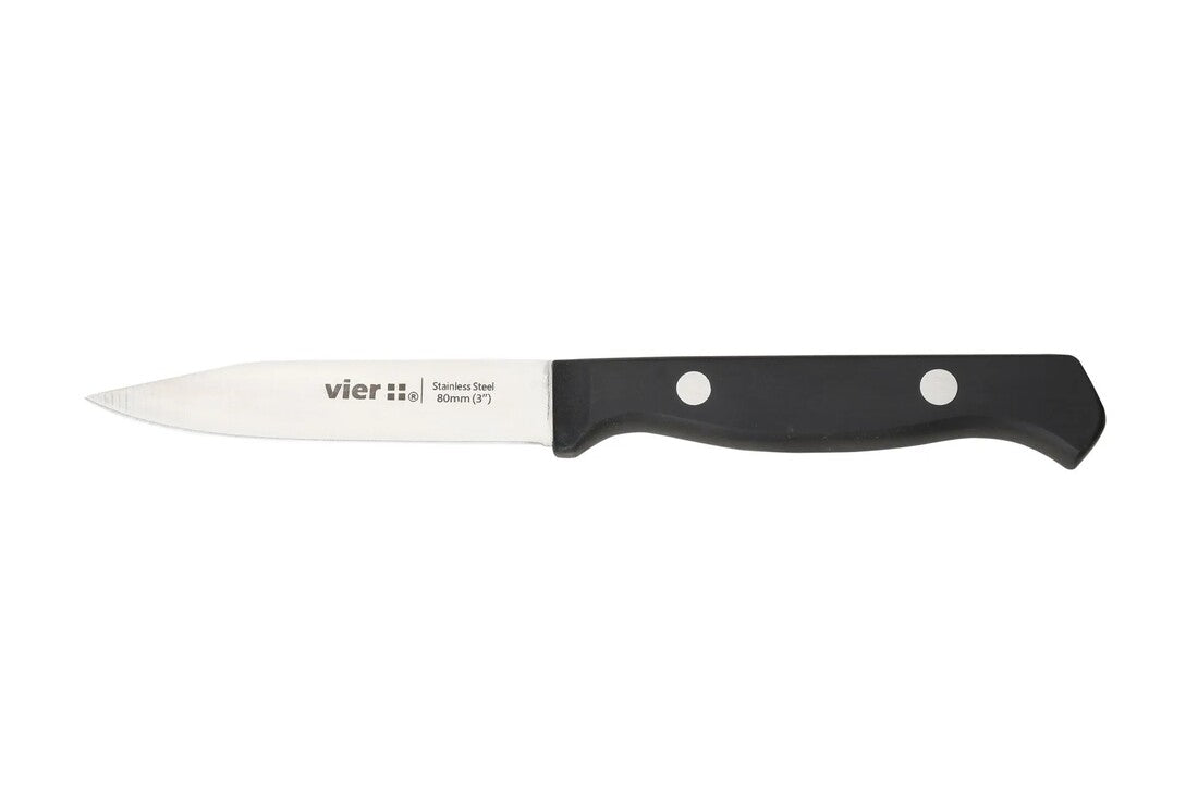 2452 CUCHILLO PELADOR HOJA PUNTEADA 8cm VIER